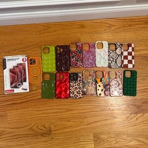 Assorted iPhone 15 Pro Cases